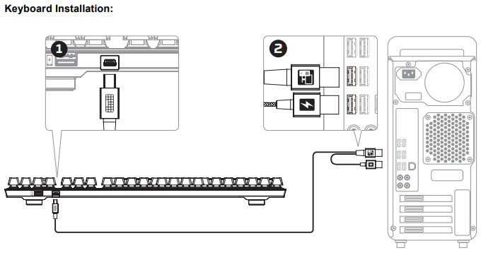 Alloy FPS keyboard installation