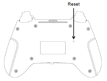HyperX Clutch Wireless Gaming Controller reset button