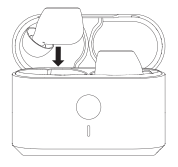 Place the Cirro Buds Pro in the charging case 